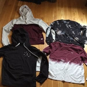 4 American eagle long sleeve men’s tops XS